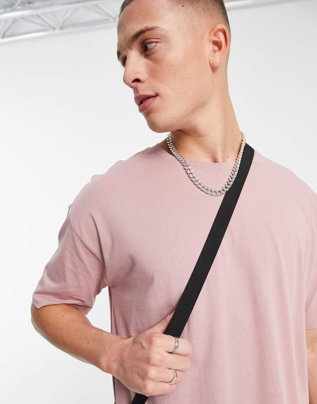 New Look oversized t-shirt in pink