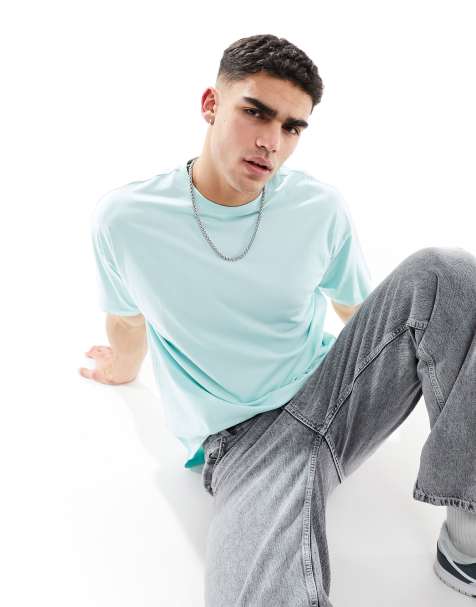 New Look oversized t-shirt in turquoise - view 1