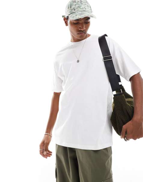 Plain white outlet baggy t shirt