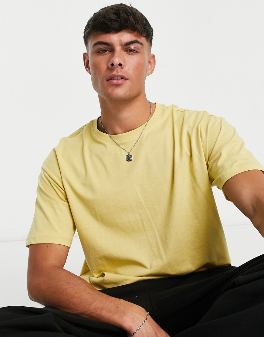 New Look oversized t-shirt in yellow