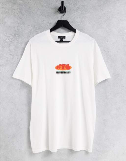 New Look - Oversized T-shirt met NYC print in wit