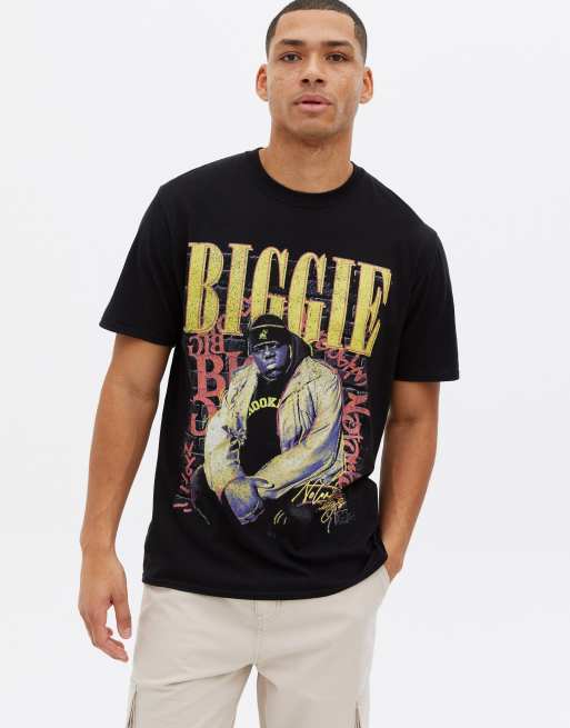 New Look - Oversized T-shirt met print van Biggie in zwart