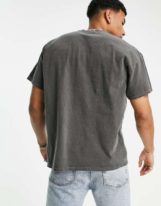 dark grey oversized t shirt