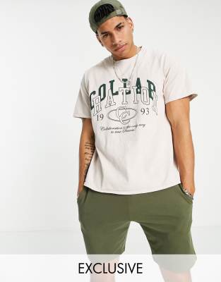 New Look oversized T-shirt with print 