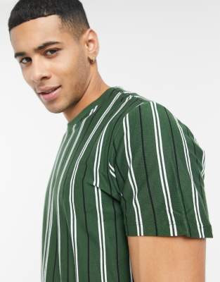vertical stripes in dark green | ASOS