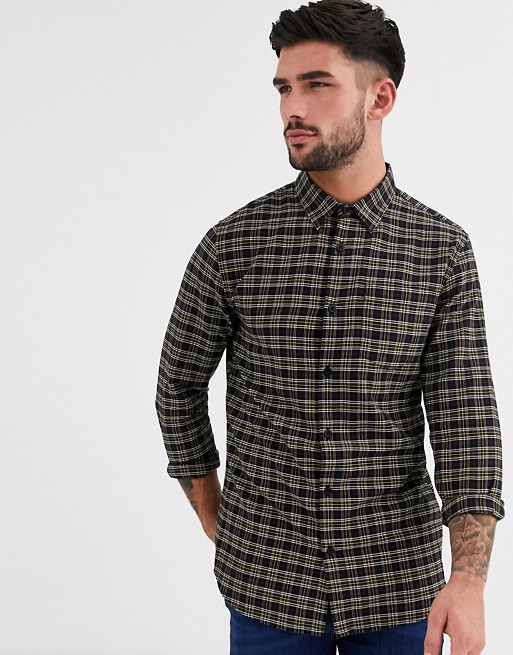New Look oxford shirt in black check