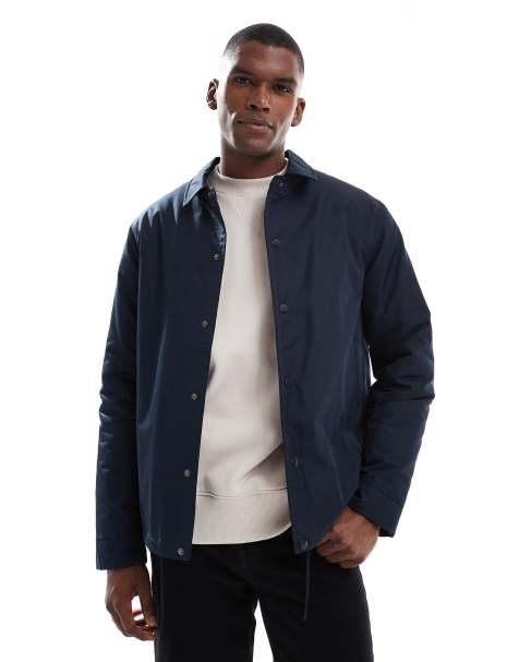 New Look padded coach jacket in navy - view 1