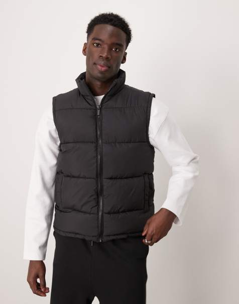 Mens puffer bodywarmer best sale