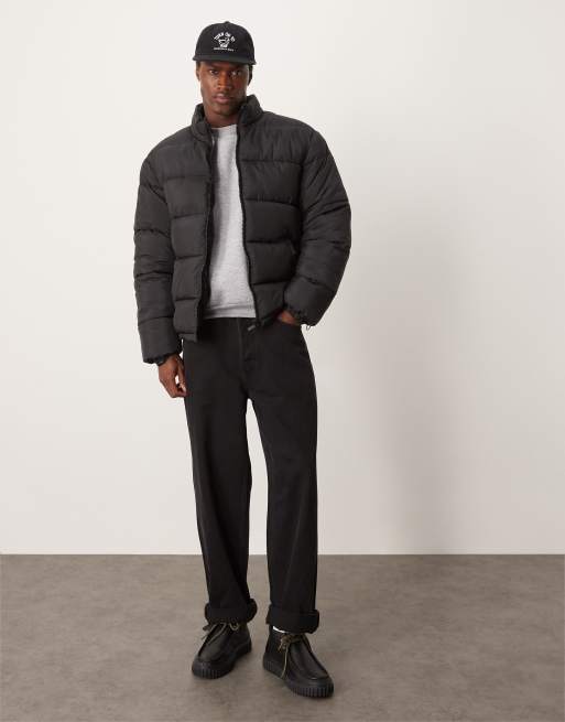 New look puffer jacket mens best sale