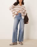 [New Look] New Look palazzo jeans in blue 6 Mid blue