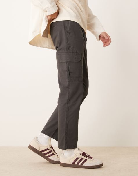 New Look - Pantalon cargo - Gris foncé - view 1