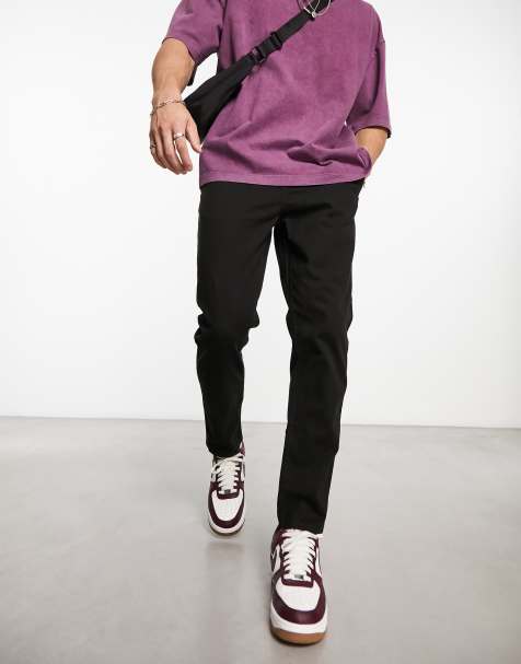 New Look - Pantalon chino fuselé - Noir - view 1