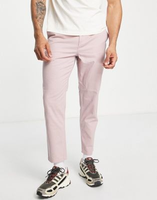 New Look tapered chino in mid pink - ASOS Price Checker