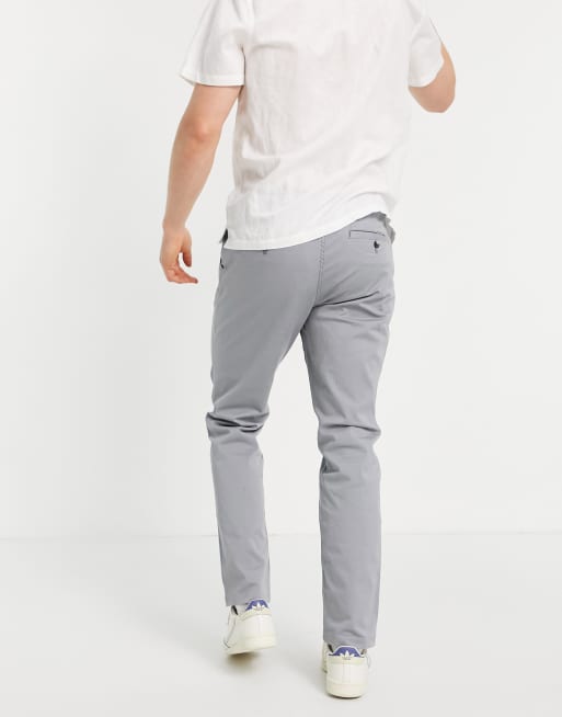 New Look - Pantalon chino slim - Bleu moyen, 2 de 4