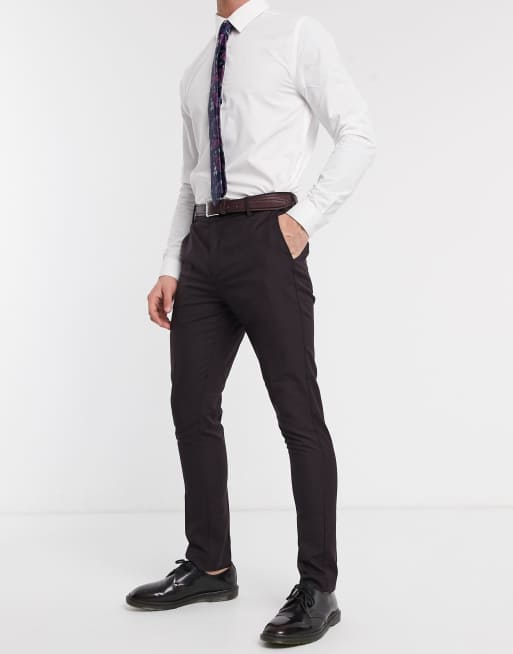 New Look - Costume slim - Prune, 3 de 3