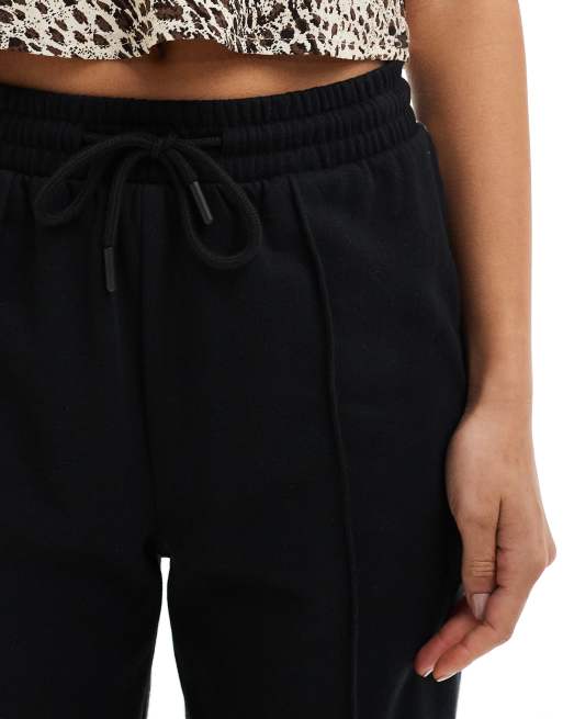 New Look - Pantalon de jogging à bandes latérales imprimées léopard - Noir, 5 de 5
