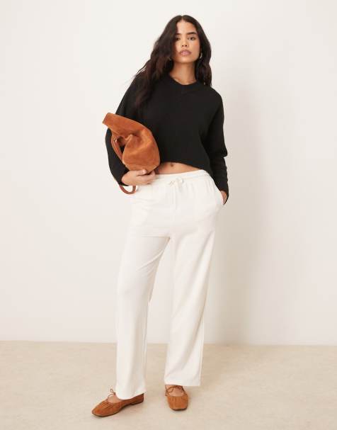 New Look - Pantalon de jogging ample - Blanc cassé - view 1