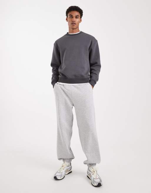 New Look - Pantalon de jogging oversize - Gris chiné, 2 de 5
