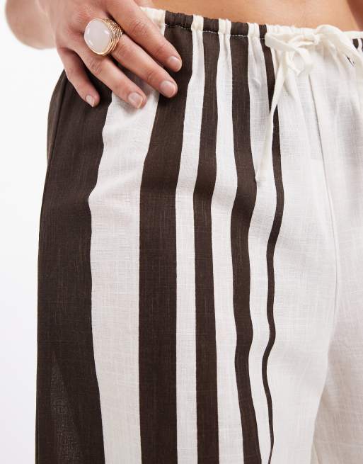 New Look - Pantalon de plage à rayures - Blanc, 4 de 5