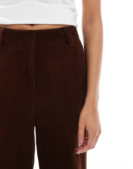 New Look - Pantalon d'ensemble ample en velours côtelé - Marron, 5 de 5