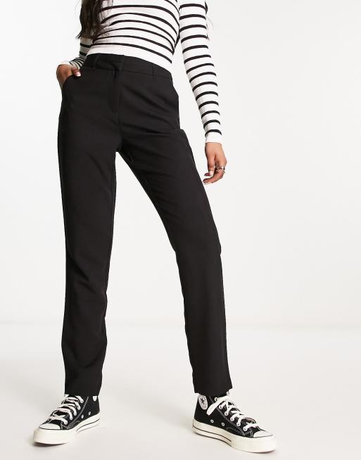 Pantalon best sale noir droit