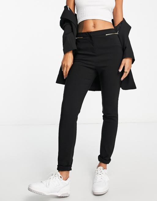 New Look - Pantalon élégant coupe ajustée - Noir