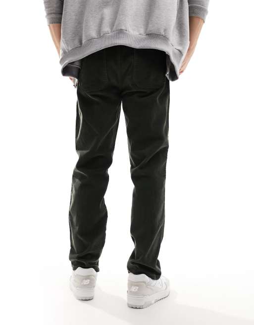 New Look - Pantalon en velours côtelé à enfiler - Kaki, 3 de 5