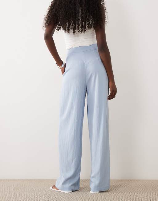 New Look pantalon large ajusté bleu clair, 5 de 5