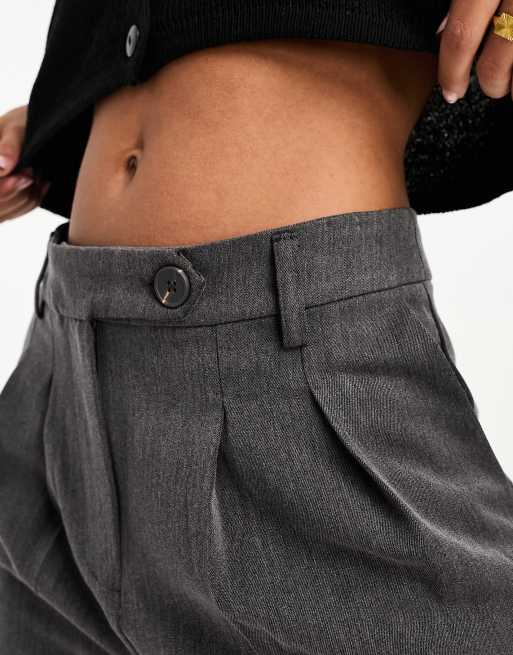 Pantalon gris online large