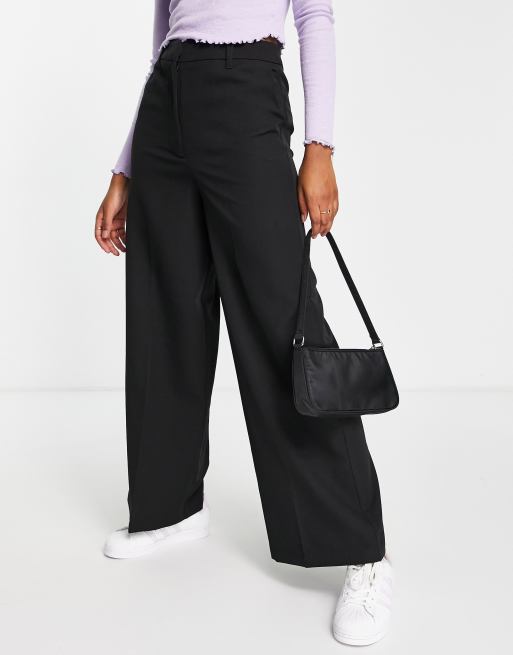 Pantalon large noir sale