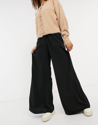 Pantalons larges New Look - Pantalon large - Noir