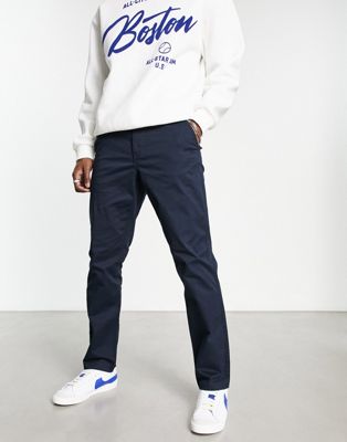 Homme New Look - Pantalon slim chino - Bleu marine