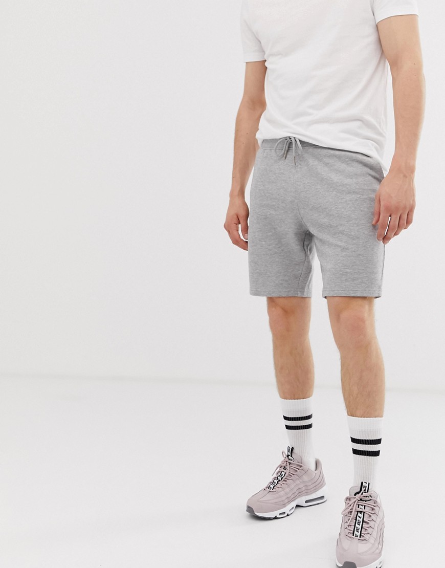 New Look - Pantaloncini in jersey grigi-Grigio