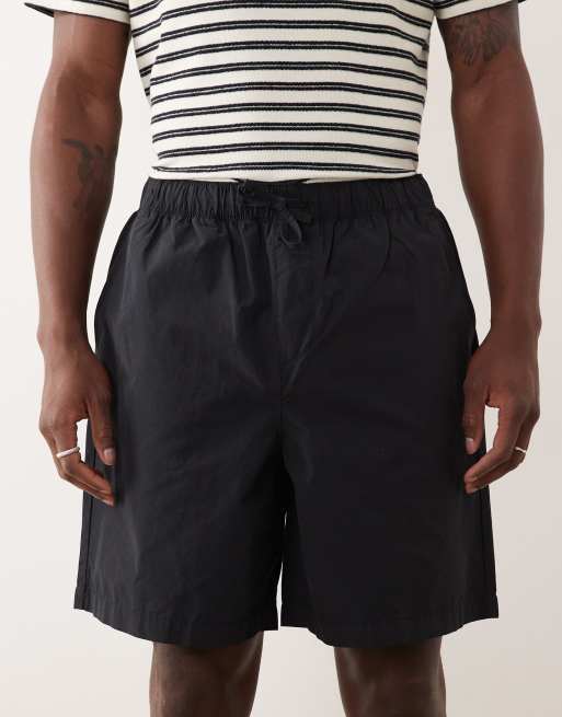 New Look - Pantaloncini parachute neri, 4 di 5