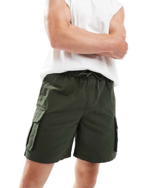 New Look - Pantaloncini tecnici kaki - view 1