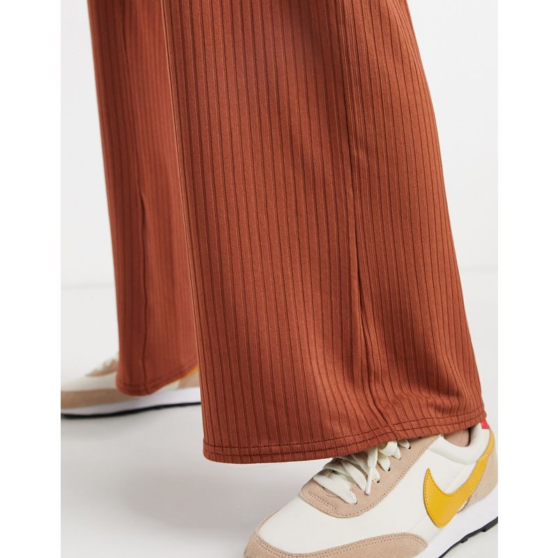 Pantaloni e leggings ETUWZ New Look - Pantaloni a coste color ruggine