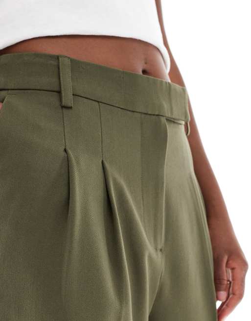 New Look - Pantaloni a fondo ampio kaki scuro, 5 di 5