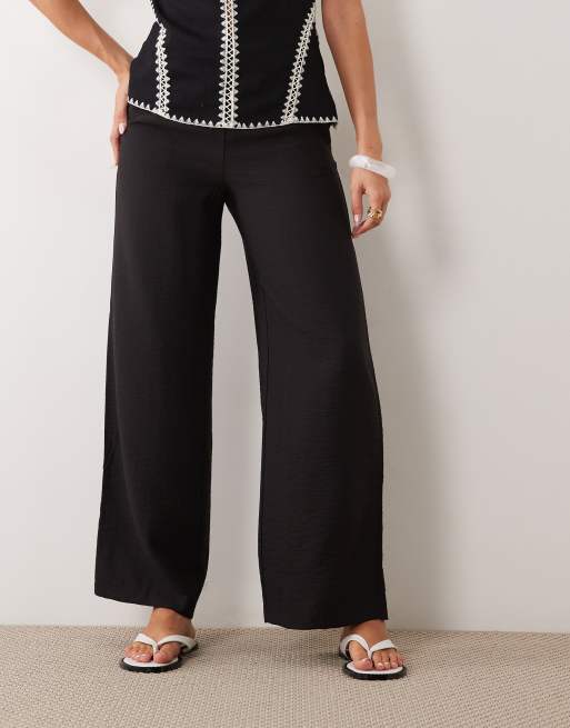 New Look - Pantaloni a fondo ampio neri, 2 di 5