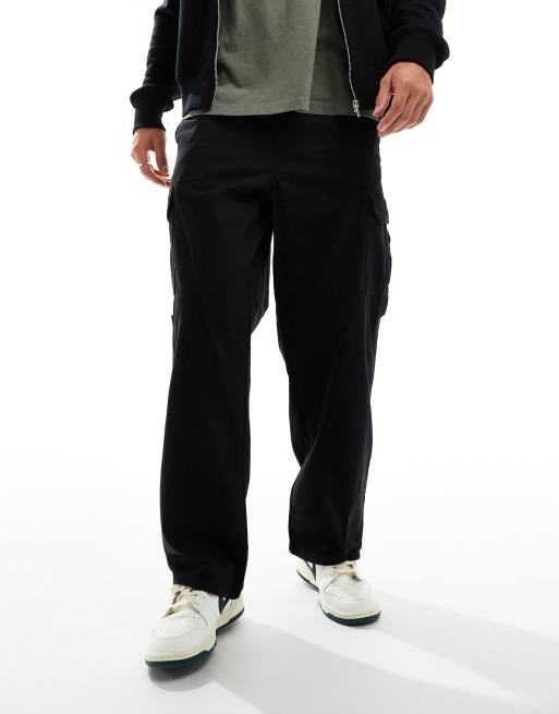 New Look - Pantaloni cargo comodi neri