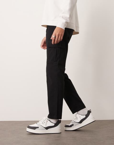 New Look - Pantaloni cargo neri - view 1