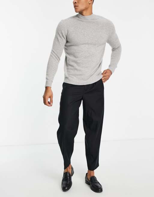 New Look - Pantaloni eleganti oversize a pieghe neri, 4 di 4