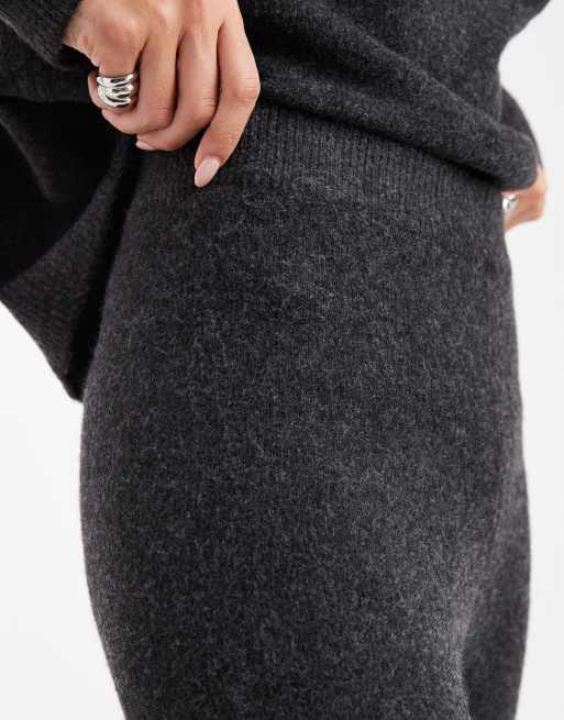 New Look - Pantaloni in maglia grigio scuro in coordinato, 5 di 5
