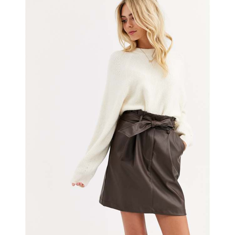 Paperbag skirt hotsell new look