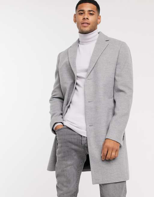 Pardessus gris homme new arrivals