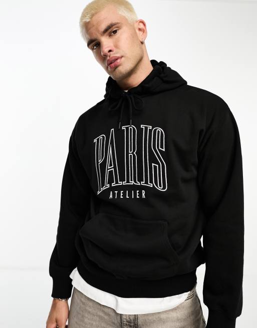 New Look Paris hoody in black | ASOS