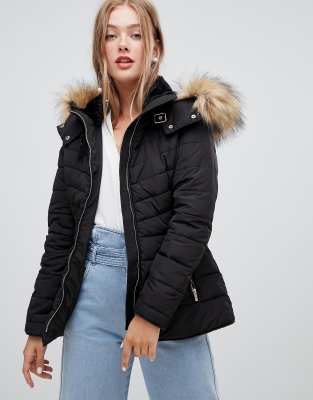 Moda Parka Ragazza Vera Pelliccia Con Cappuccio Vesti
