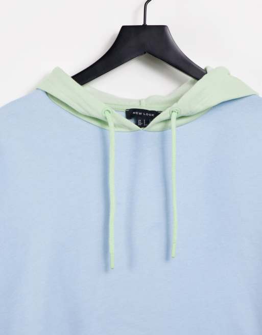 New Look – Pastelowa bluza z kapturem i blokami kolorów, 3 z 4