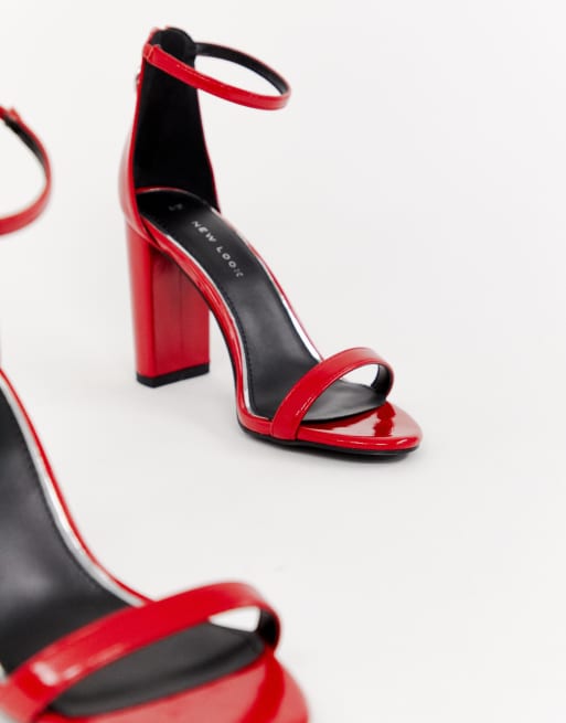 Red heels store new look