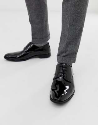 new look black patent shoes