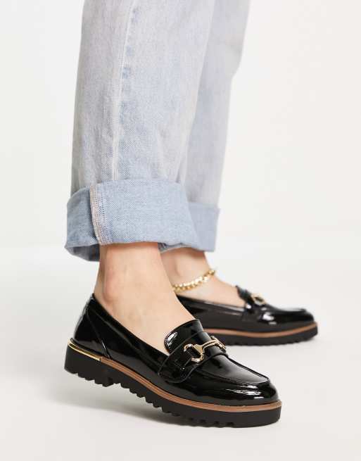 New look hot sale grey loafers